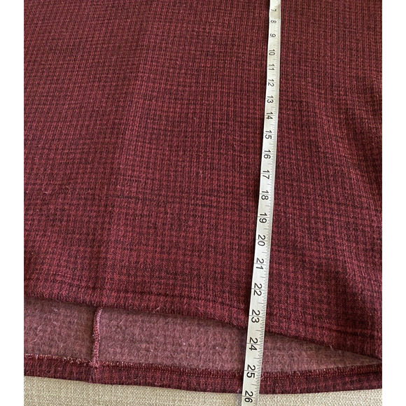 Columbia Pullover Fleece Sweatshirt Womens XL Red wBlack Checked Fleece Sweater - Picture 11 of 13